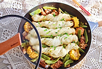 #一学就会快手菜#一锅出——排骨豆角焖卷子的做法