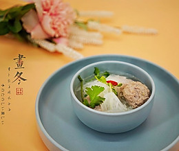 萝卜丝羊肉丸子汤的做法