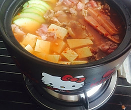 部队火锅（泡菜火锅）的做法