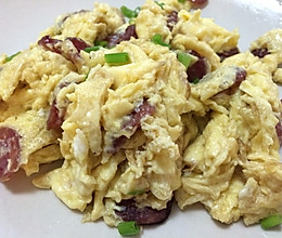 广式滑蛋香肠的做法