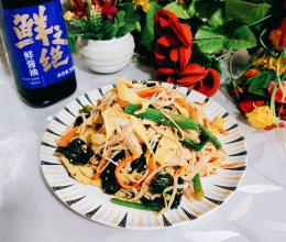 菠菜凉拌金针菇的做法