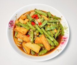 #素食主义#豆角烧土豆的做法