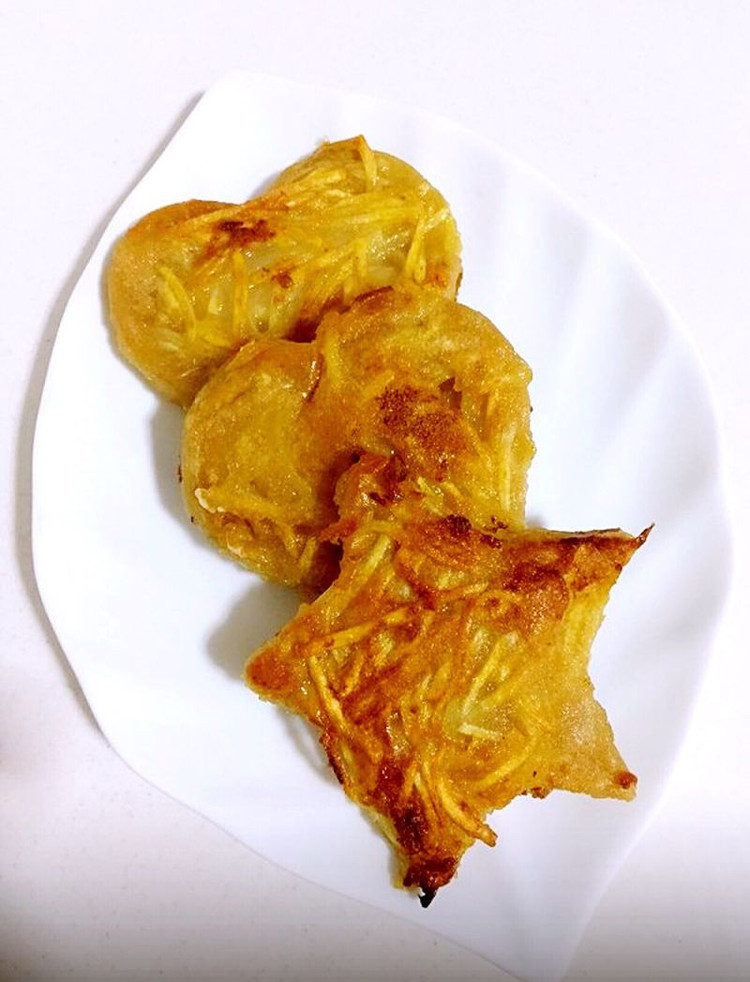 孜然土豆丝煎饼的做法