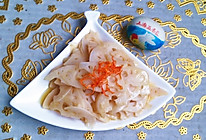 红花藕片#金龙鱼外婆乡小榨菜籽油#的做法