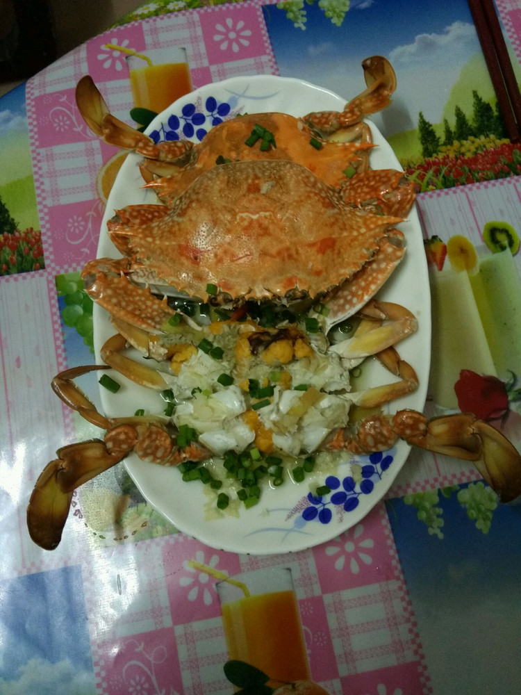 清蒸青蟹的做法