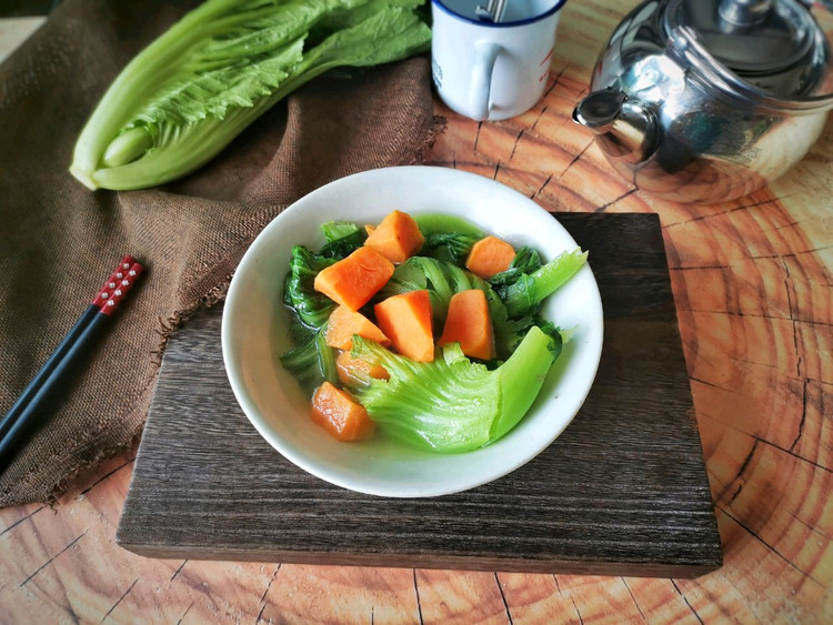 红薯芥菜汤的做法