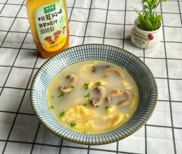 #轻食季怎么吃#鸡蛋口蘑汤的做法