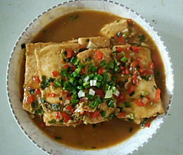 小葱煎豆腐的做法