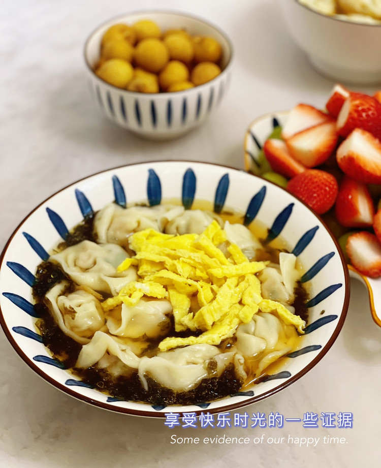 猪肉韭菜鲜虾馄饨的做法