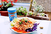 葱油花生酱拌面的做法