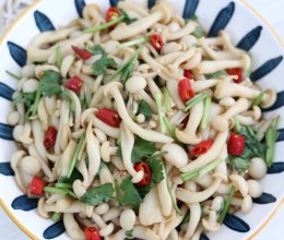 #味达美·名厨汁味正当夏#凉拌白玉菇，鲜嫩可口又开胃的做法