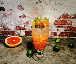 #美食视频挑战赛#清爽、低卡～西柚青檬苏打水的做法