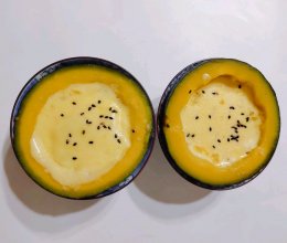 贝贝南瓜蒸鸡蛋的做法