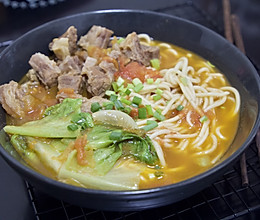 #入秋滋补正当时#经典与简单并存的番茄牛肉面的做法