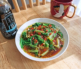 白灼生菜，清脂排毒它最棒#味达美名厨福气汁，新春添口福#的做法