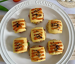 #女神野餐记#芝士烤饭团的做法