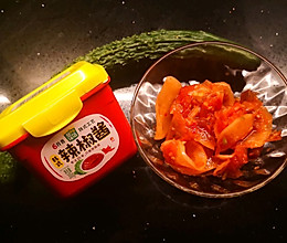 低盐无油韩式辣萝卜#暖冬酱在手,嗨吃部队锅#的做法