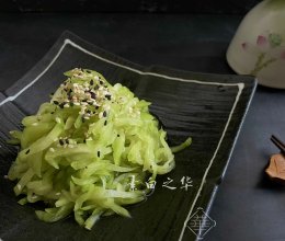 凉拌佛手瓜 纯净素食的做法