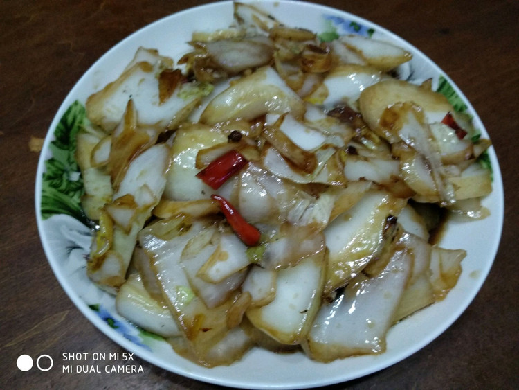 酸辣白菜帮的做法