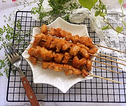 #夏天夜宵High起来！#蜂蜜烤肉串的做法