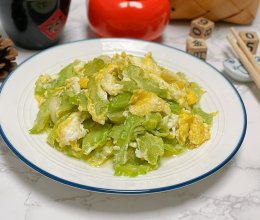 #刘畊宏女孩减脂饮食#鸡蛋炒苦瓜的做法