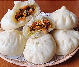 松软素馅大包子的做法