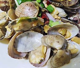 爆炒花甲的做法