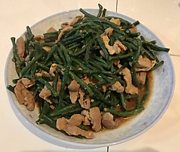 豆角炒瘦肉的做法