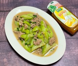 #中小学生做饭指南#丝瓜炒肉的做法