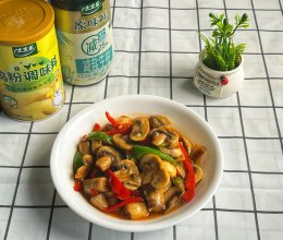 #轻食季怎么吃#清炒口蘑的做法