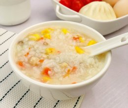 （营养粥）元气早餐-鸡肉香菇粥的做法