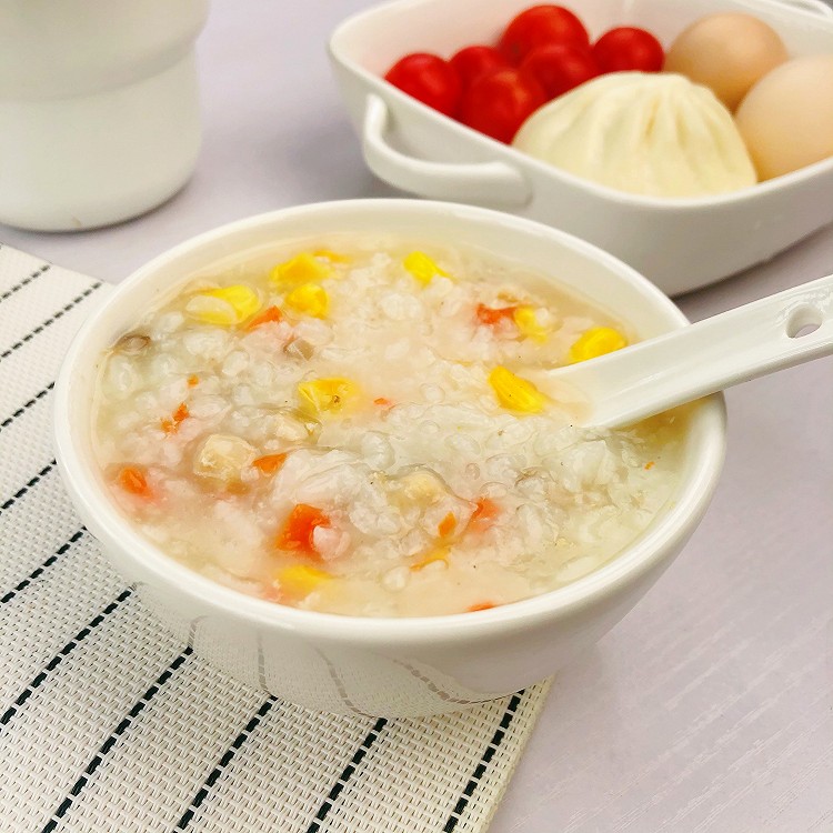 （营养粥）元气早餐-鸡肉香菇粥的做法