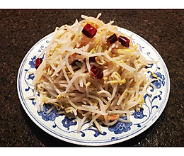 家常炒豆芽的做法