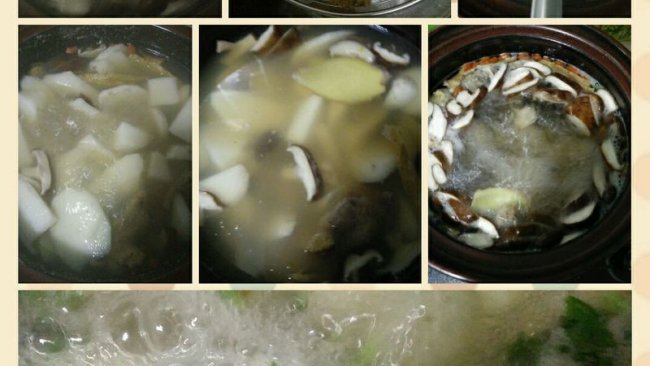 香菇山药枸杞炖鸡汤的做法