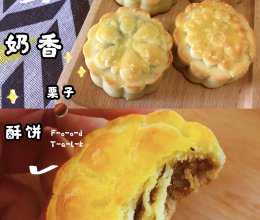 奶香栗子酥饼的做法