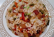 #全电厨王料理挑战赛热力开战！#酸豆角腊肉炒饭的做法