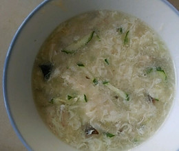 滑子菇鸡蛋汤的做法