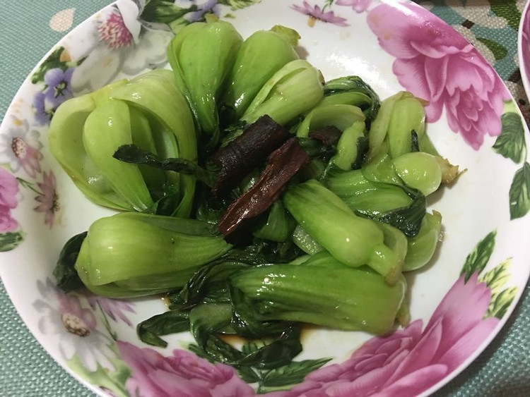 桂皮小油菜的做法