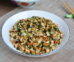 #放假请来我的家乡吃#江西上饶玉山的豆腐干炒冬菜的做法