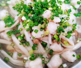 减脂餐.菌菇虾滑汤的做法