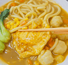 【宝宝辅食】咖喱鱼丸乌冬面的做法
