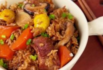 板栗排骨焖饭的做法