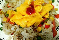 蔬菜丁炒饭的做法