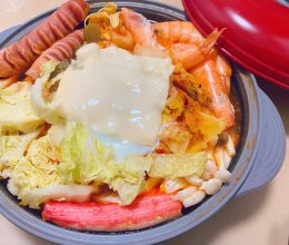 微波炉版部队火锅的做法