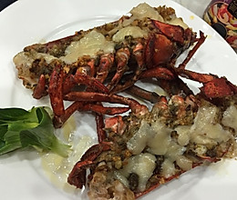 黄油芝士焗龙虾+龙虾泡饭的做法
