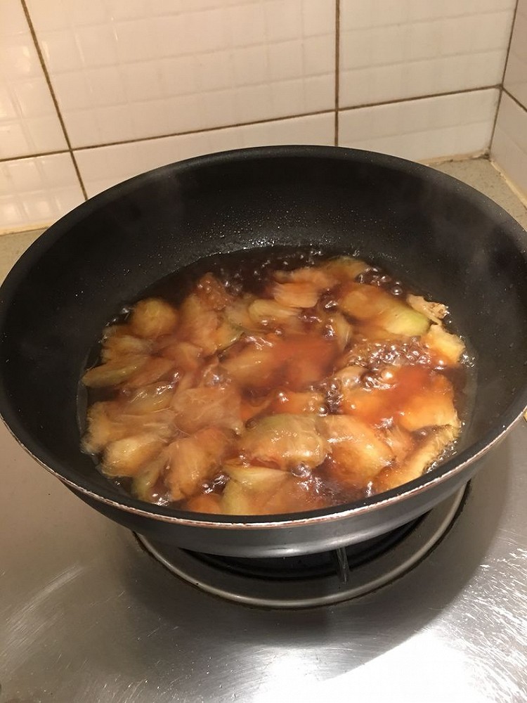 老北京熬茄子。的做法