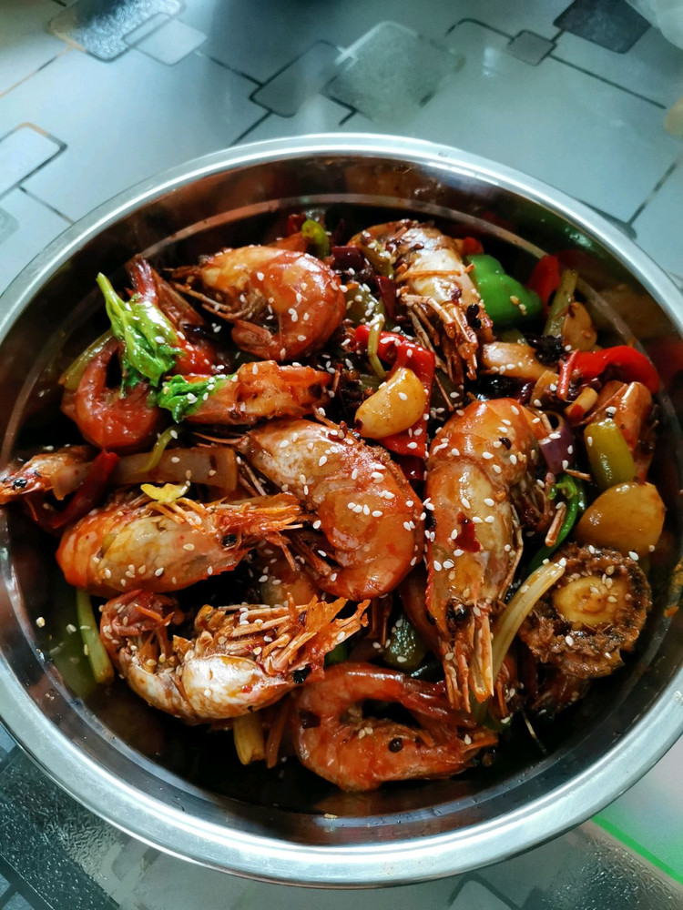 香辣虾的做法
