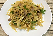 青椒土豆肉丝的做法