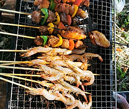 #暖冬酱在手,嗨吃部队锅#烤肉的做法