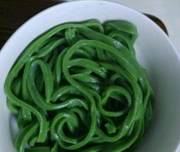 菠菜面的做法